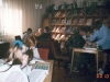 Lekcja biblioteczna dla uczniów (październik 2000 r.)