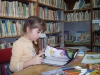 Filia w Ciągowicach - zajęcia edukacyjne - lektura książek na miejscu