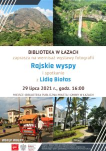 Plakat zapowiadający spotkanie z Lidią Białas
